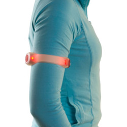 Brassard publicitaire lumineux 2 LED Express Jenna