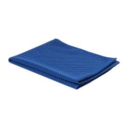 Bouteille de sport personnalisée bouchon à clapet en RPET avec serviette