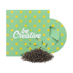 Sachet de thé personnalisé Earl grey ou thé vert dans une pochette fabriqué Europe