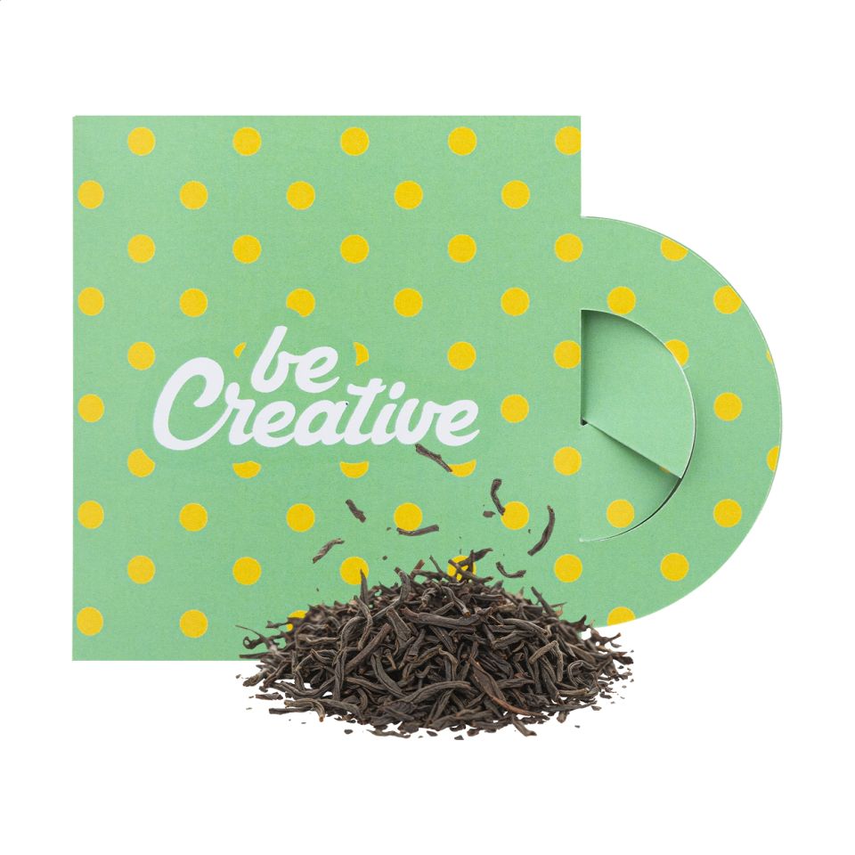 Sachet de thé personnalisé Earl grey ou thé vert dans une pochette fabriqué Europe