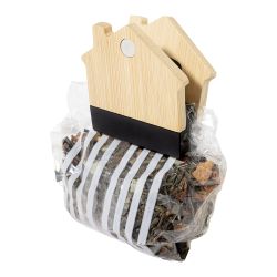 Magnet personnalisé en bambou maison pince fermeture pour sacs
