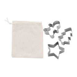 Set 3 emporte-pièces en acier inoxydable personnalisé