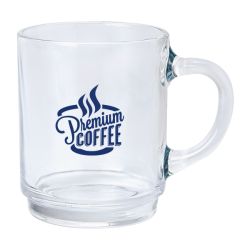Mug en verre trempé 260 ml personnalisé fabriqué en France