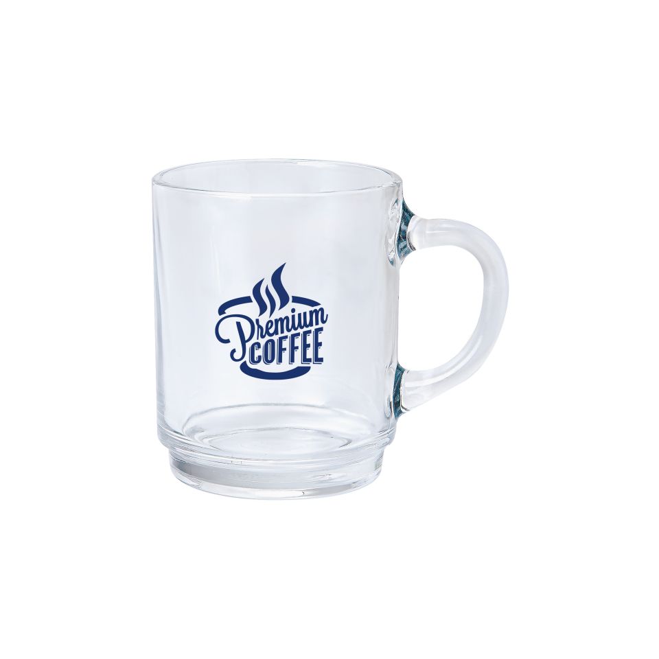 Mug en verre trempé 260 ml personnalisé fabriqué en France