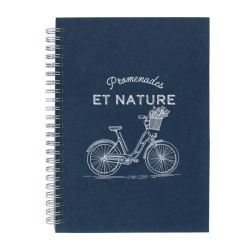 Carnet publicitaire de notes A5 spirale personnalisable fabriqué en France express