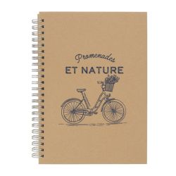 Carnet publicitaire de notes A5 spirale personnalisable fabriqué en France express