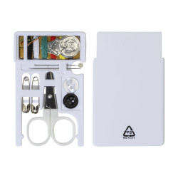 Kit de couture de voyage personnalisé dans un étui en PS recyclé