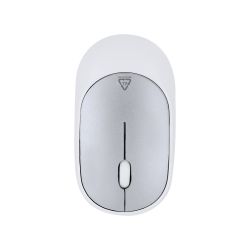 Souris optique publicitaire sans fil en ABS et aluminium recyclé