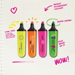 Surligneur personnalisé BIC® Highlighter Flat