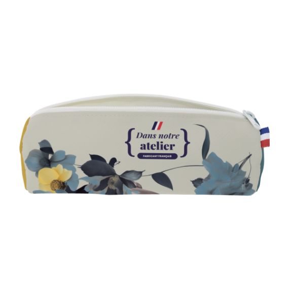 Trousse publicitaire zippée 100 % en PES Fabriquée en France