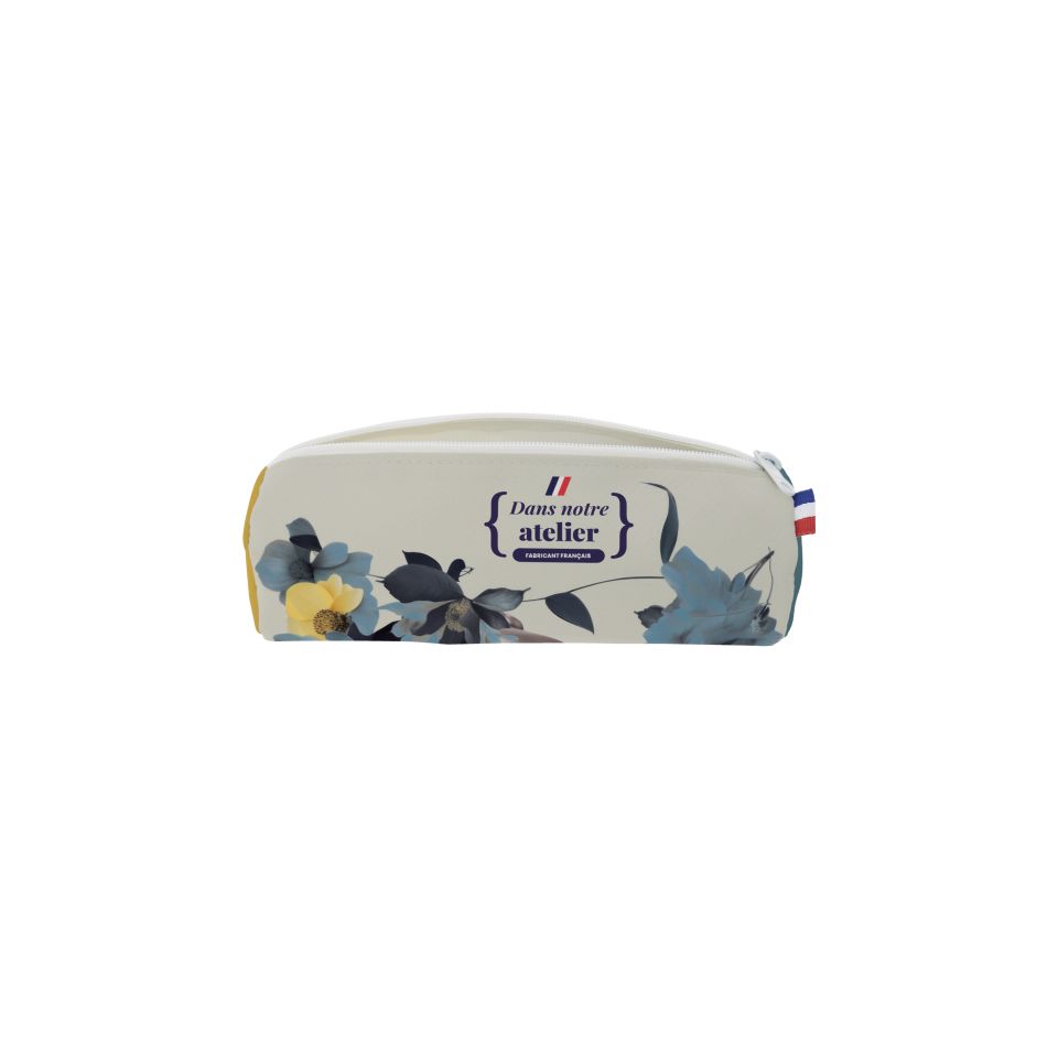Trousse publicitaire zippée 100 % en PES Fabriquée en France
