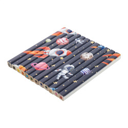 Coffret de 12 crayons de couleurs personnalisables rectangulaires