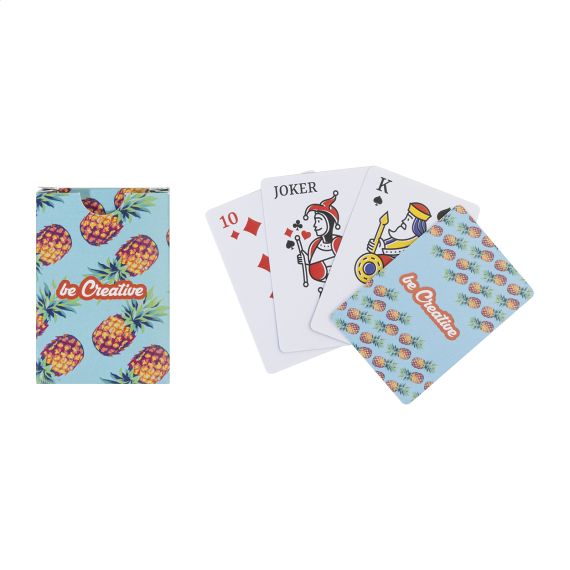 Jeu de cartes classiques personnalisé fabriqué en Europe mini format