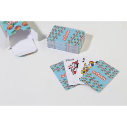 Jeu de cartes classiques personnalisé fabriqué en Europe mini format