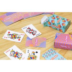 Jeu de cartes classiques personnalisé fabriqué en Europe mini format