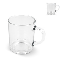 Mug en verre personnalisable 260 ml fabriqué en France