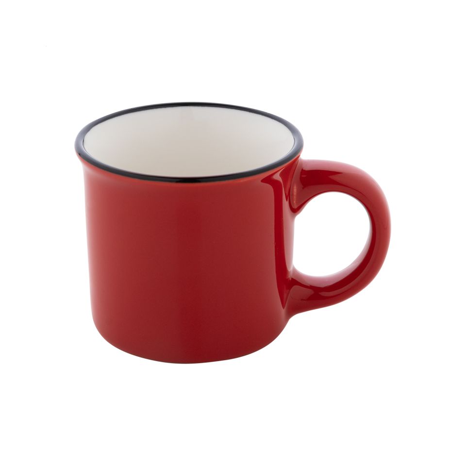 Mini mug vintage en céramique personnalisé 90 ml