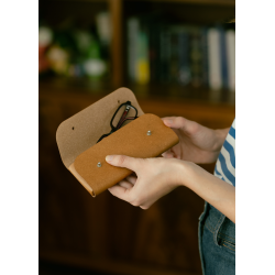 Étui à lunette recyclé personnalisé fabriqué en France