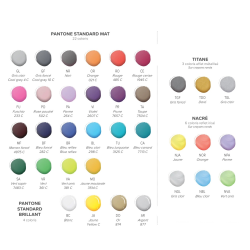 Crayon de papier personnalisable fabriqué en France Eco vernis pantone 17.6 cm en bois