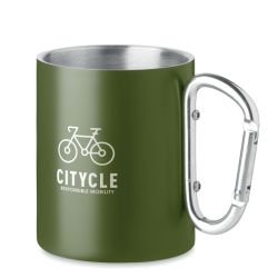 Mug personnalisé mousqueton couleur acier inoxydable 300 ml Express