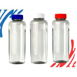 Gourde personnalisée 500 ml en RPET et silicone fabriquée en France Express