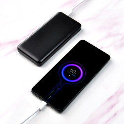 Powerbank 22.5 W personnalisé en ABS recyclé fabriqué en France Express