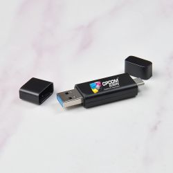 Clés USB A & Type C personnalisée en ABS recyclé fabriquée en France Express