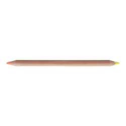 Crayon en bois bi-couleur personnalisé fabriqué en France