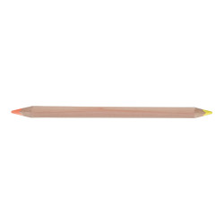 Crayon en bois bi-couleur personnalisé fabriqué en France
