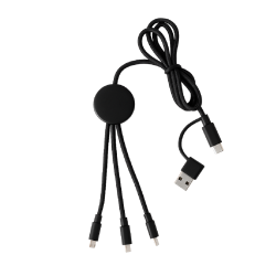 Multicâble de charge 5 en 1 charge rapide 20W personnalisé fabriqué en France Flexy