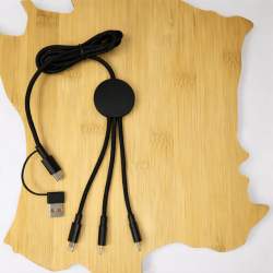 Multicâble de charge 5 en 1 charge rapide 20W personnalisé fabriqué en France Flexy