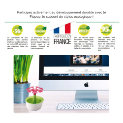 Support stylos publicitaire fabriqué en France biodégradable XL Green Desk