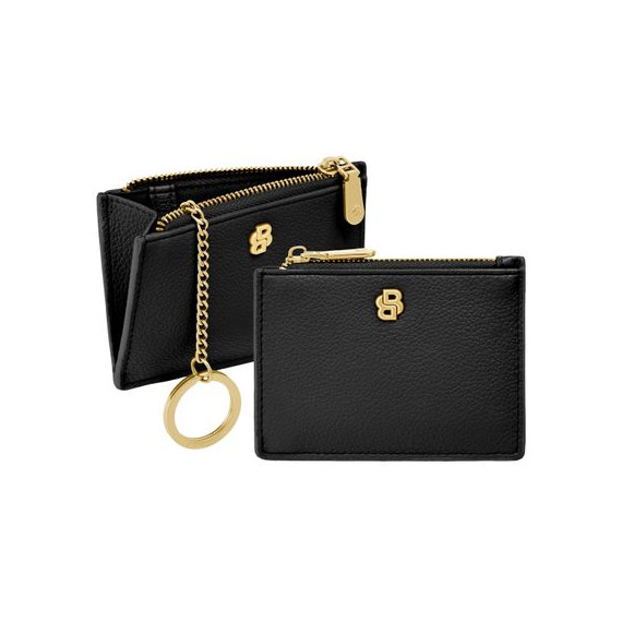 Porte-cartes publicitaire zip Signature Lady Hugo Boss