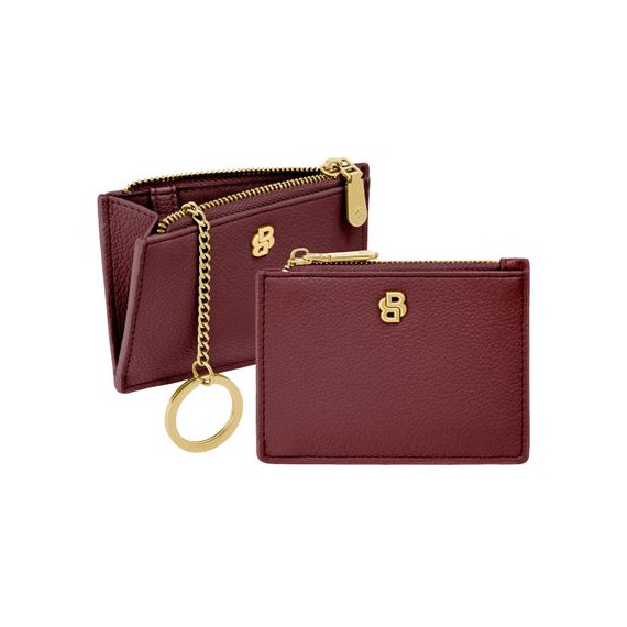 Porte-cartes publicitaire zip Signature Lady Hugo Boss