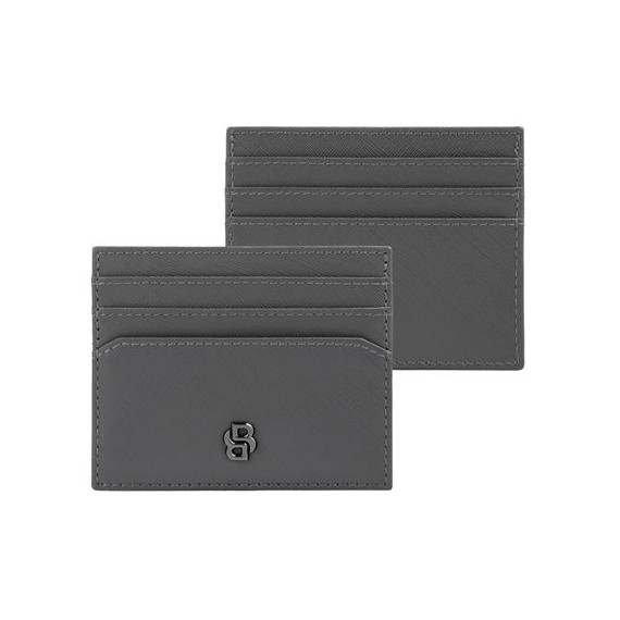 Porte-cartes publicitaire Double B Saffiano Hugo Boss