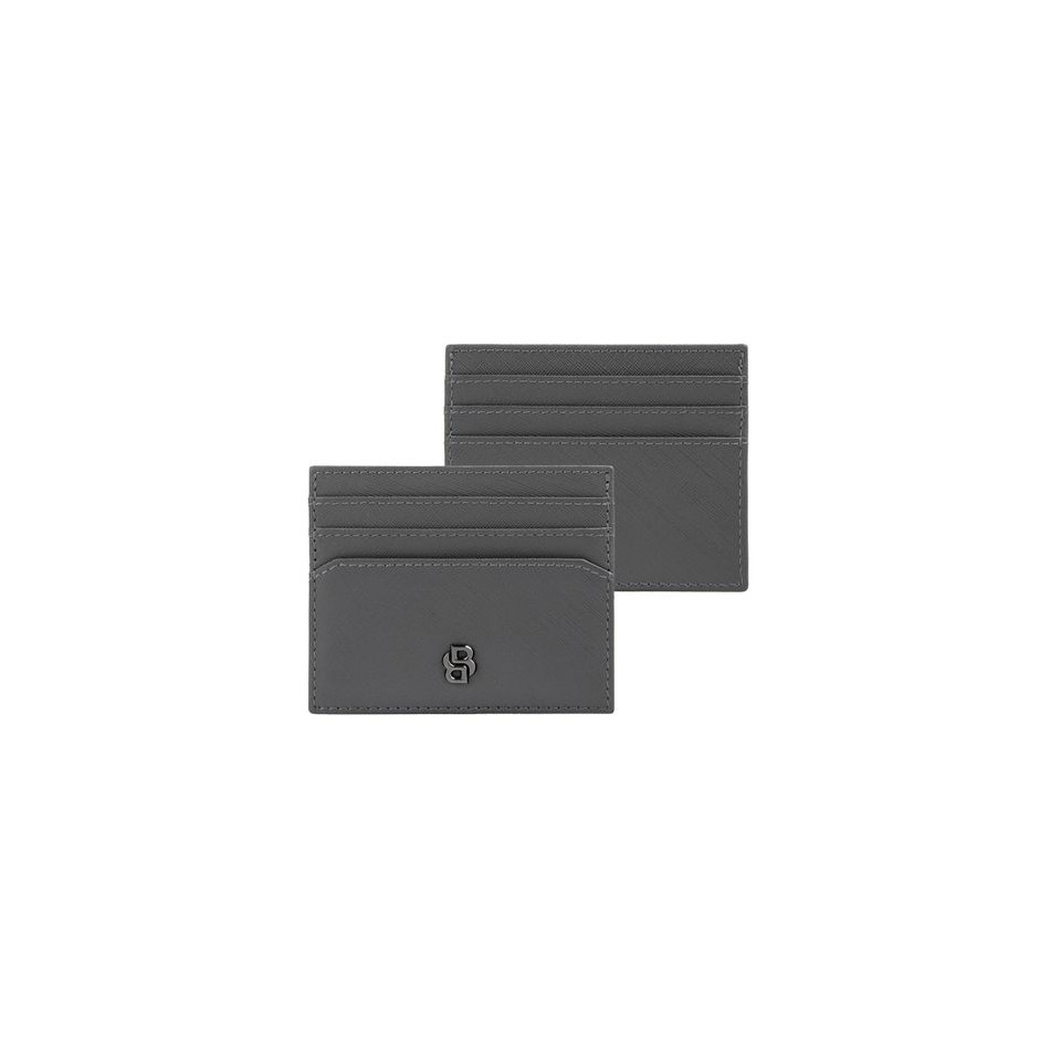 Porte-cartes publicitaire Double B Saffiano Hugo Boss