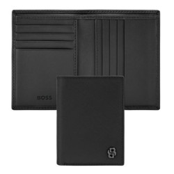 Porte-cartes publicitaire Double Double B Saffiano Hugo Boss