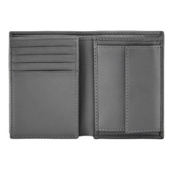 Porte-cartes publicitaire Flap avec porte-monnaie Double B Saffiano Hugo Boss