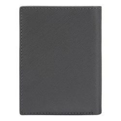 Porte-cartes publicitaire Flap avec porte-monnaie Double B Saffiano Hugo Boss