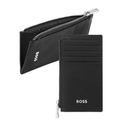 Porte-cartes publicitaire zip Classic Smooth Hugo Boss