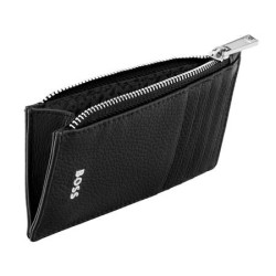Porte-cartes publicitaire zip Classic Grained Hugo Boss