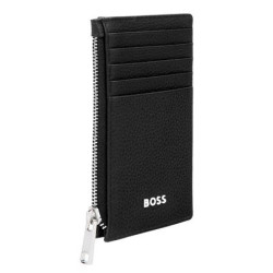 Porte-cartes publicitaire zip Classic Grained Hugo Boss