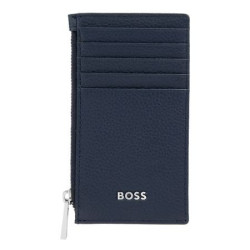 Porte-cartes publicitaire zip Classic Grained Hugo Boss