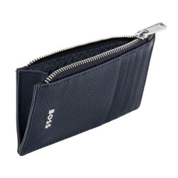 Porte-cartes publicitaire zip Classic Grained Hugo Boss