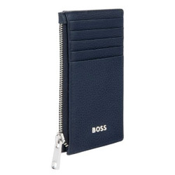 Porte-cartes publicitaire zip Classic Grained Hugo Boss