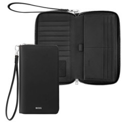 Portefeuille publicitaire voyage Classic Smooth Hugo Boss