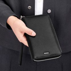 Portefeuille publicitaire voyage Classic Smooth Hugo Boss