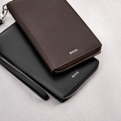 Portefeuille publicitaire voyage Classic Smooth Hugo Boss