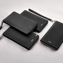 Portefeuille publicitaire voyage Classic Smooth Hugo Boss