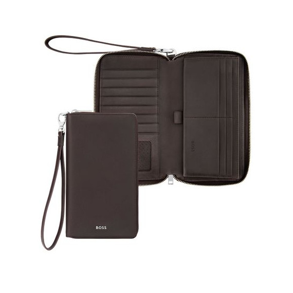 Portefeuille publicitaire voyage Classic Smooth Hugo Boss